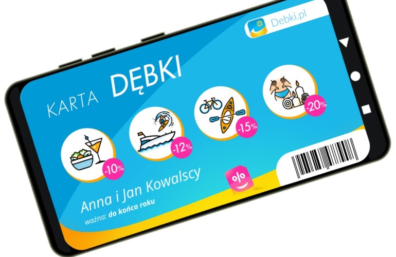 Karta Dębki - oszczędzaj na wakacjach