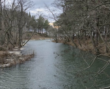 Bałtyk, Piaśnica i zalana plaża w Dębkach
